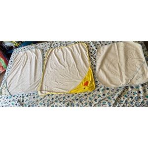 Bundle 3 Towels Blanket Baby Kids Carter’s Child of Mine, Peaches and Pumpkins